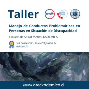 Manejo de Conductas Problematicas en Personas en Situacion de Discapacidad